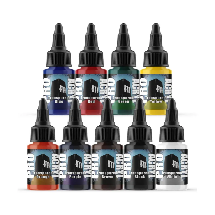 

Расширенный набор Pro Acryl № 2 — прозрачные пленки!, Paint Sets (Monument Hobbies)