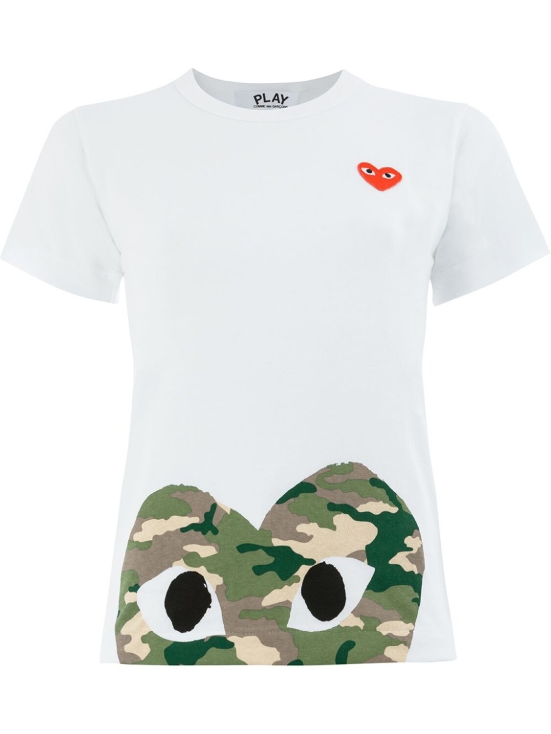 

Comme Des Garçons Play футболка с сердцем, белый