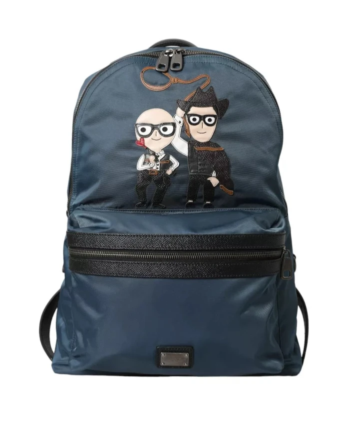 

Нейлоновый рюкзак с нашивкой dgfamily Dolce & Gabbana, синий