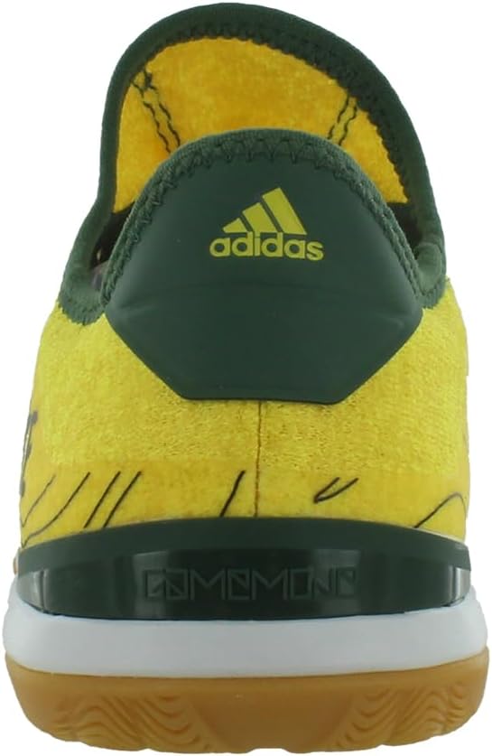 Мужские кроссовки для зала adidas Gamemode Knit, зеленый/желтый — фото 3