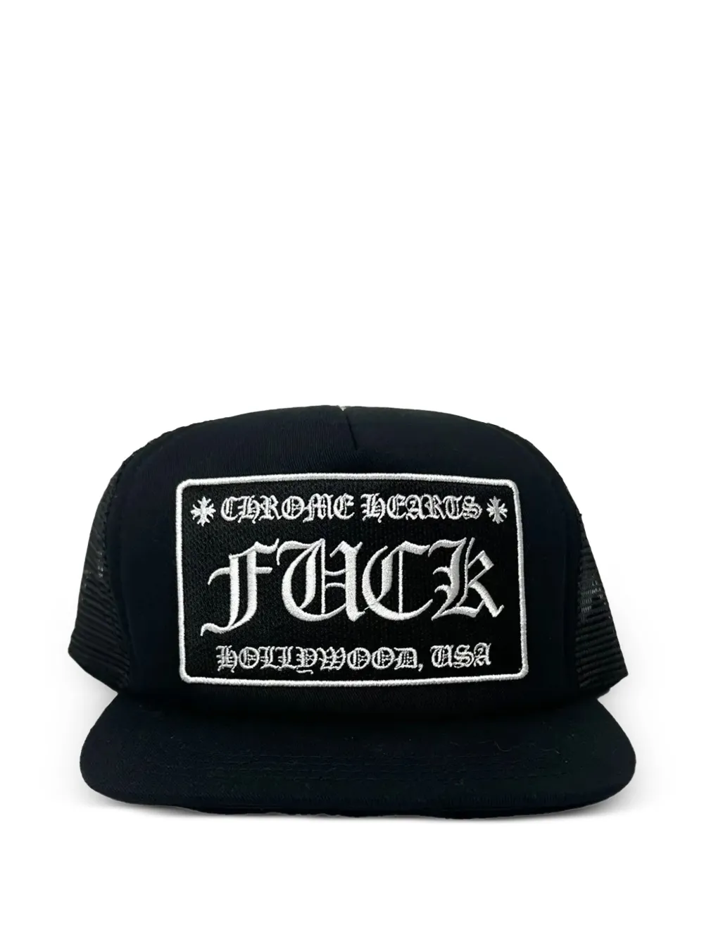 

Бейсболка с вышивкой Chrome Hearts, черный