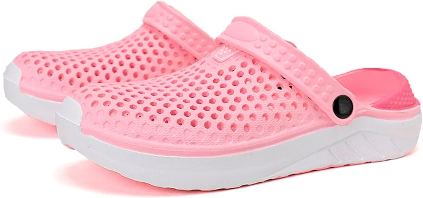 2026 Schuhe Herren Шлепанцы Hohl повседневные сандалии унисекс Paar Strand Сандалии Männer Regenschhuhe Generic, Rosa
