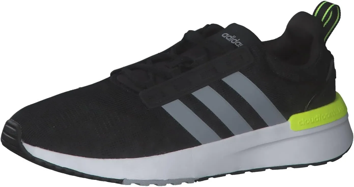 Мужские кроссовки Adidas Racer Tr21, белый/черный/желтый