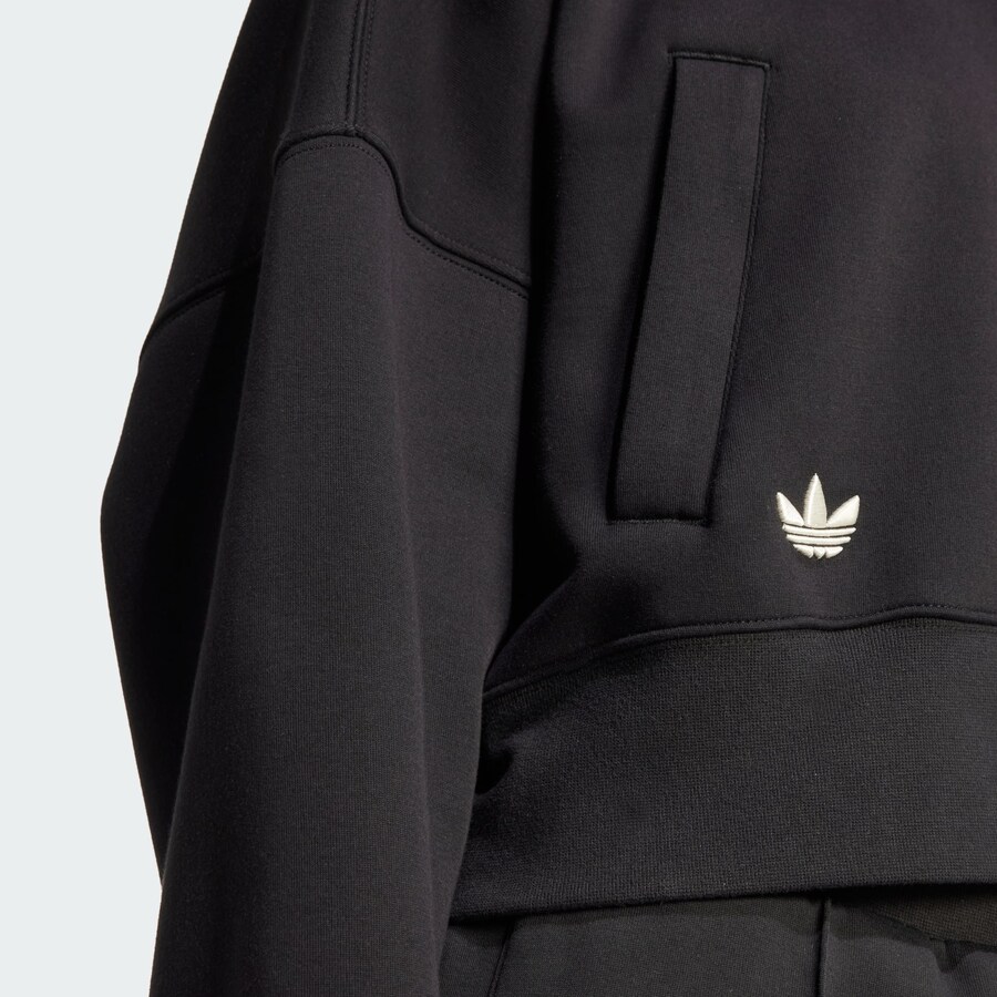 Толстовка с капюшоном на молнии ADIDAS ORIGINALS Neuclassics, черный — фото 4