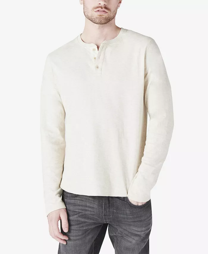 

Мужской свитер с длинным рукавом Duo-Fold Henley Lucky Brand, слоновая кость/кремовый