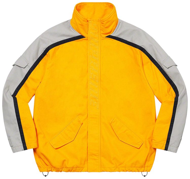 

Куртка Supreme Brushed Twill Zip Jacket 'Yellow', желтый