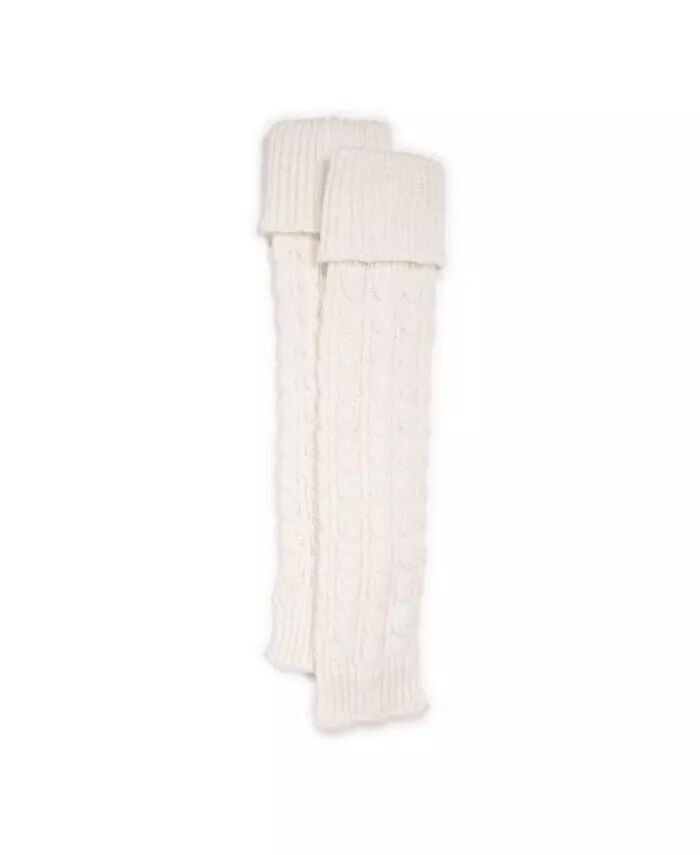 

Женские высокие вязаные гетры с косичками Muk Luks, мультиколор
