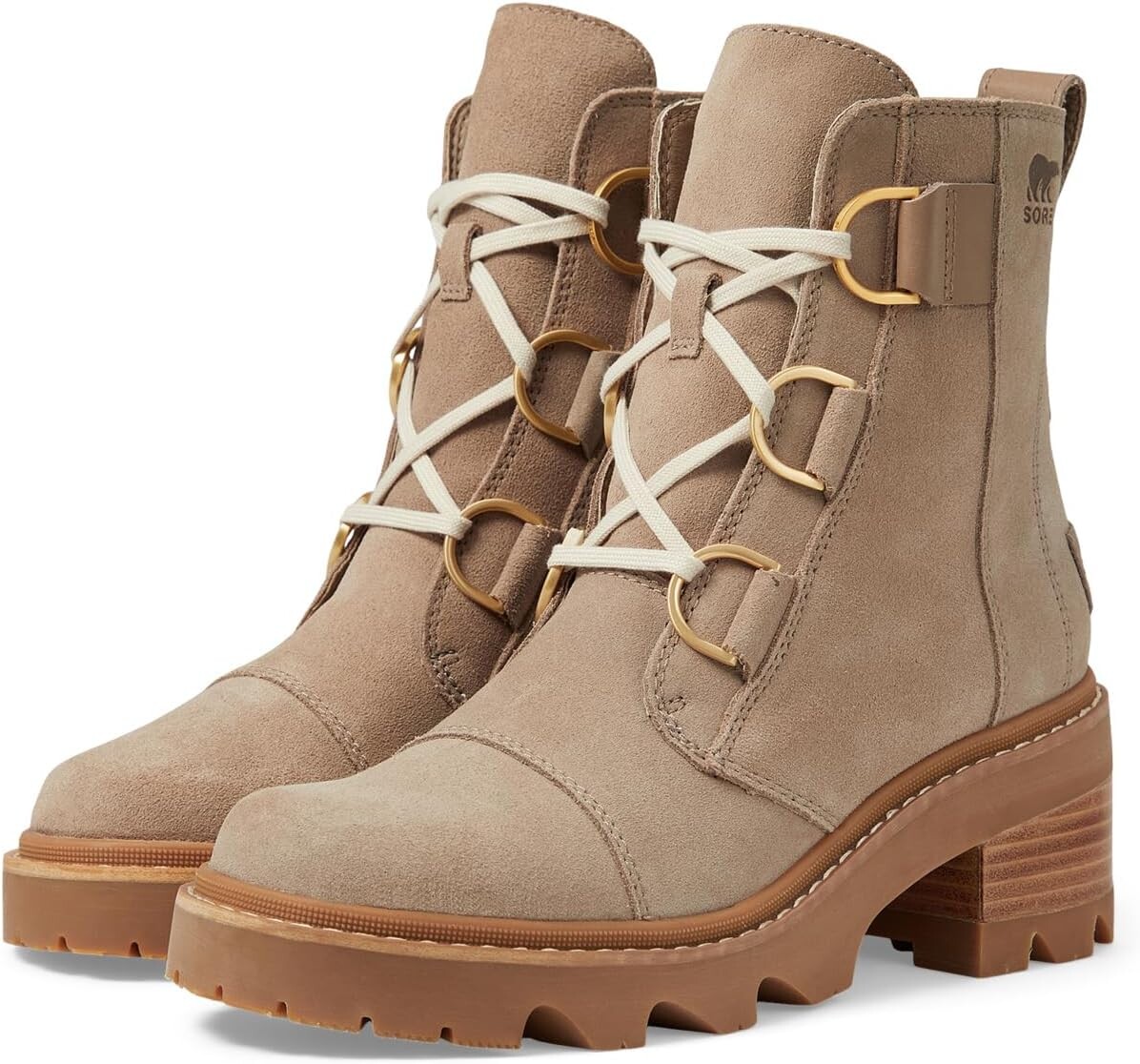 Сапоги SOREL Joan Now на шнуровке, песочный