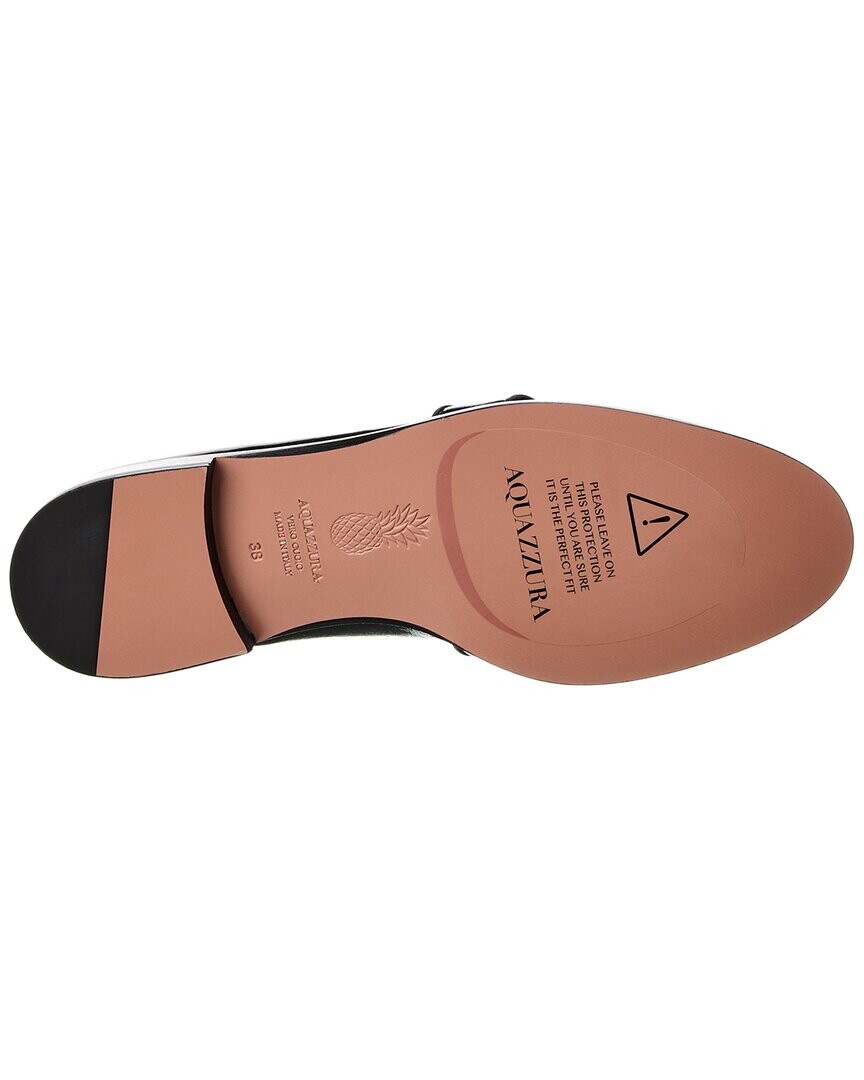 

Кожаные мокасины Aquazzura Martin, черный