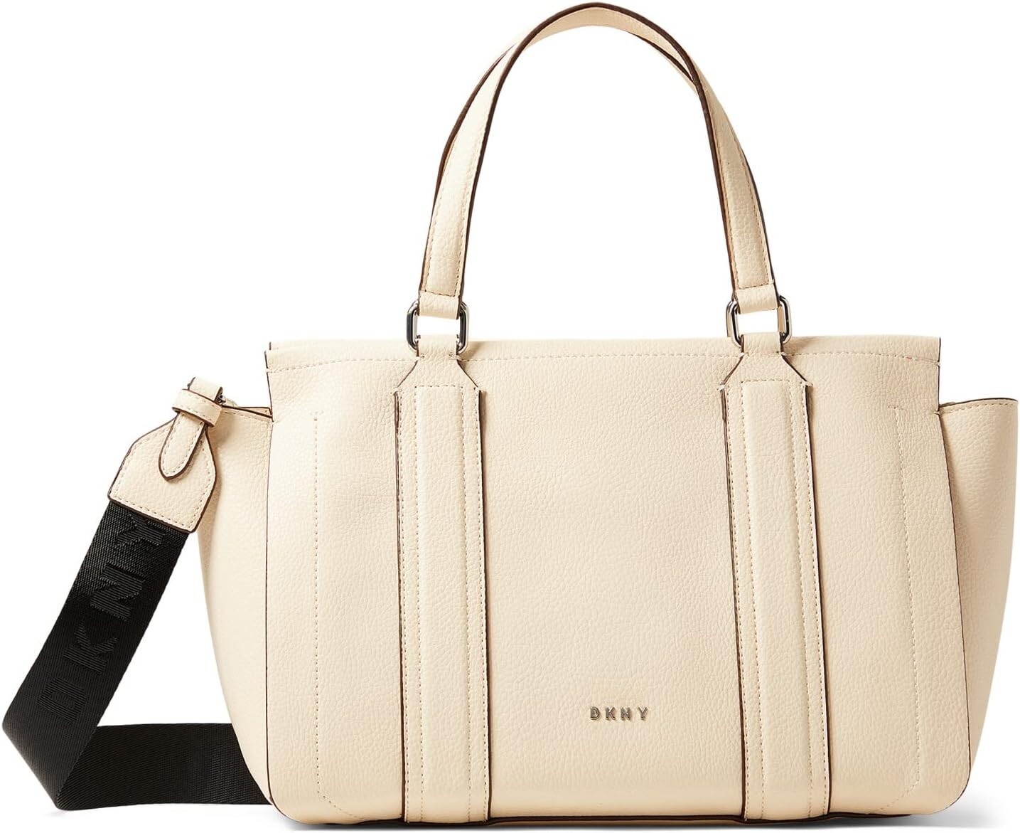 

Сумка DKNY Dovve Satchel, цвет Ivory/Silver, Бежевый, Сумка DKNY Dovve Satchel, цвет Ivory/Silver