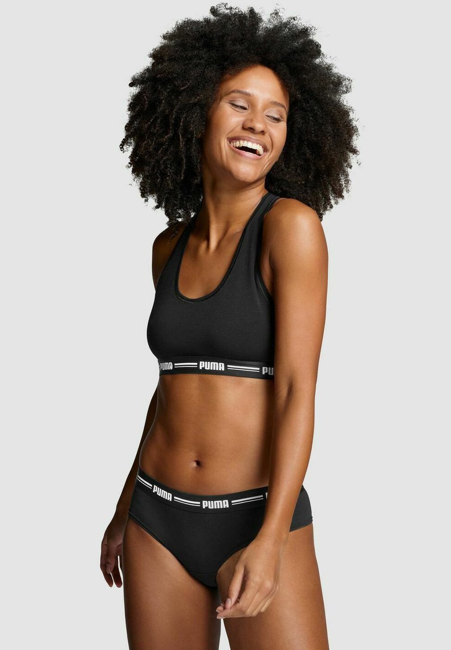 

Брифы Puma BRAZILIAN SOFT GUMMIBUND LOGO 4ER PACK, Schwarz/Black