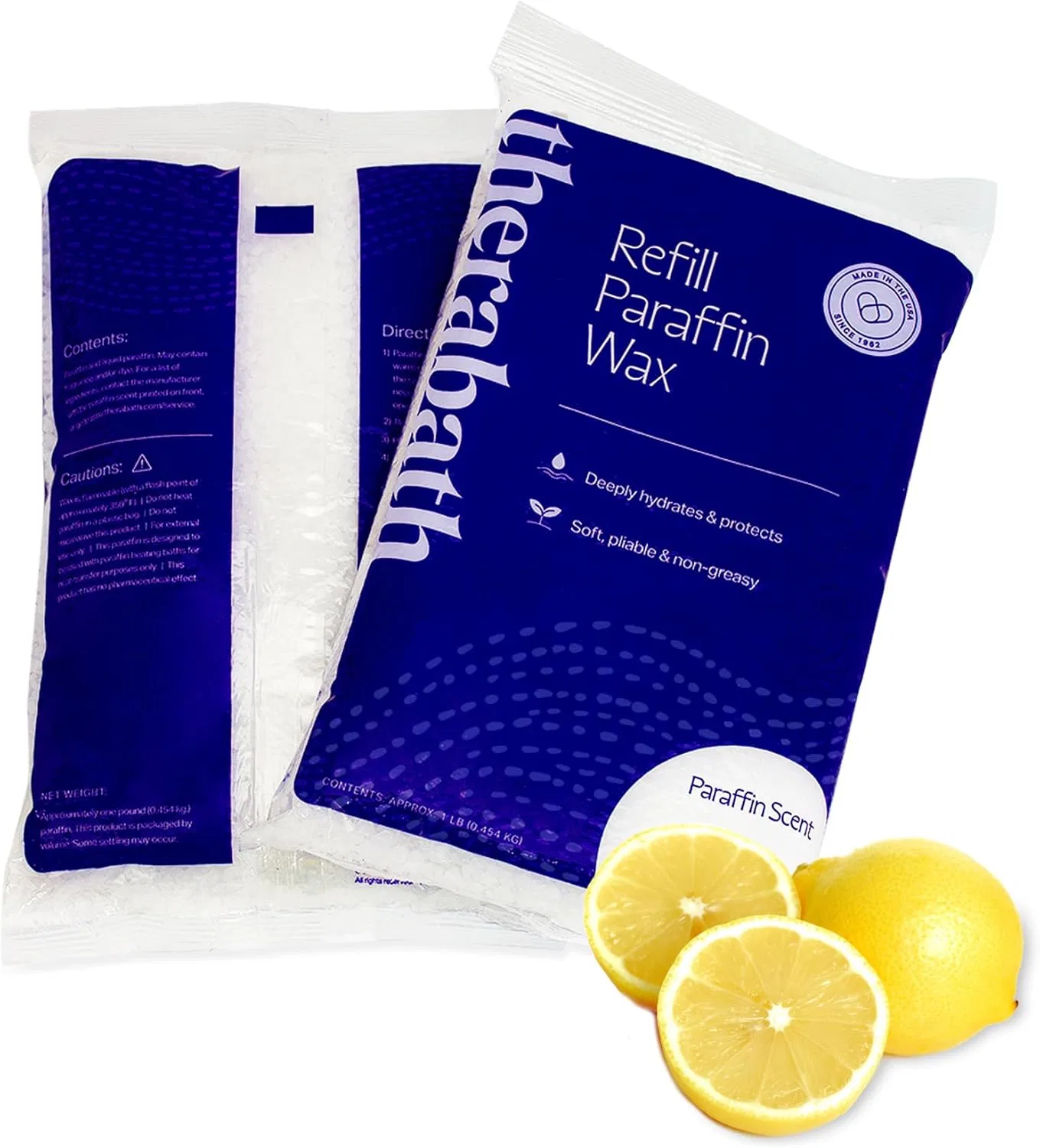 Парафин Therabath Refill, аромат свежего лимона, 6 упаковок по 454 г ‎Therabath
