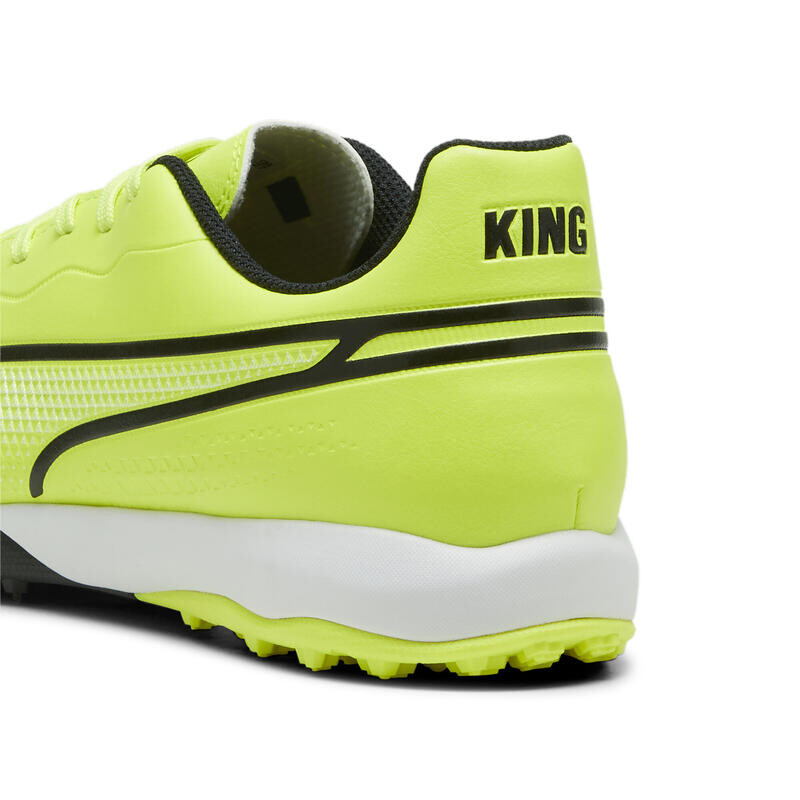 Бутсы KING MATCH TT для взрослых PUMA Electric Lime Black Green — фото 2