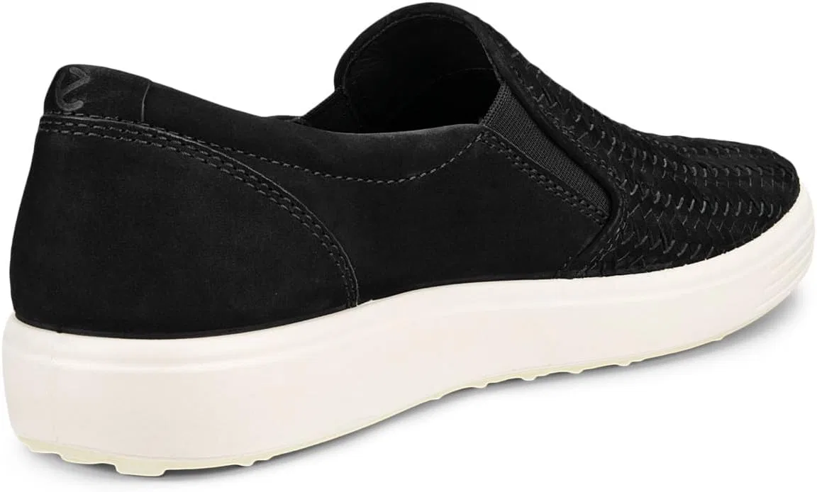 Женские кроссовки Ecco Soft7w-430003, Black (Black Nubuck) — фото 2