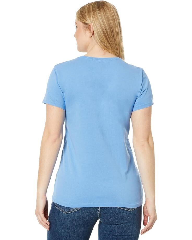 

Футболка Life is Good Breathe Sunflower Sunrise Short Sleeve Crusher Tee, цвет Cornflower Blue