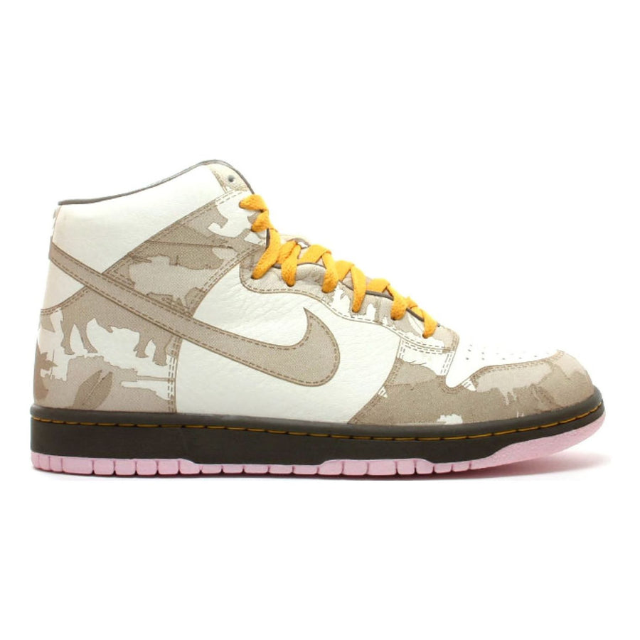 Кроссовки Nike Dunk High 1 'Beige Tan', белый — фото 2