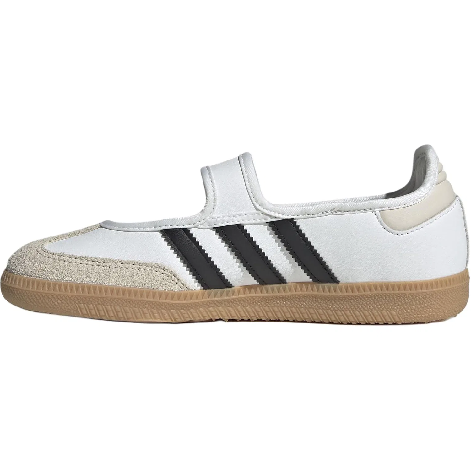 Кроссовки детские Adidas Originals Samba Jane бело-черные — фото 3