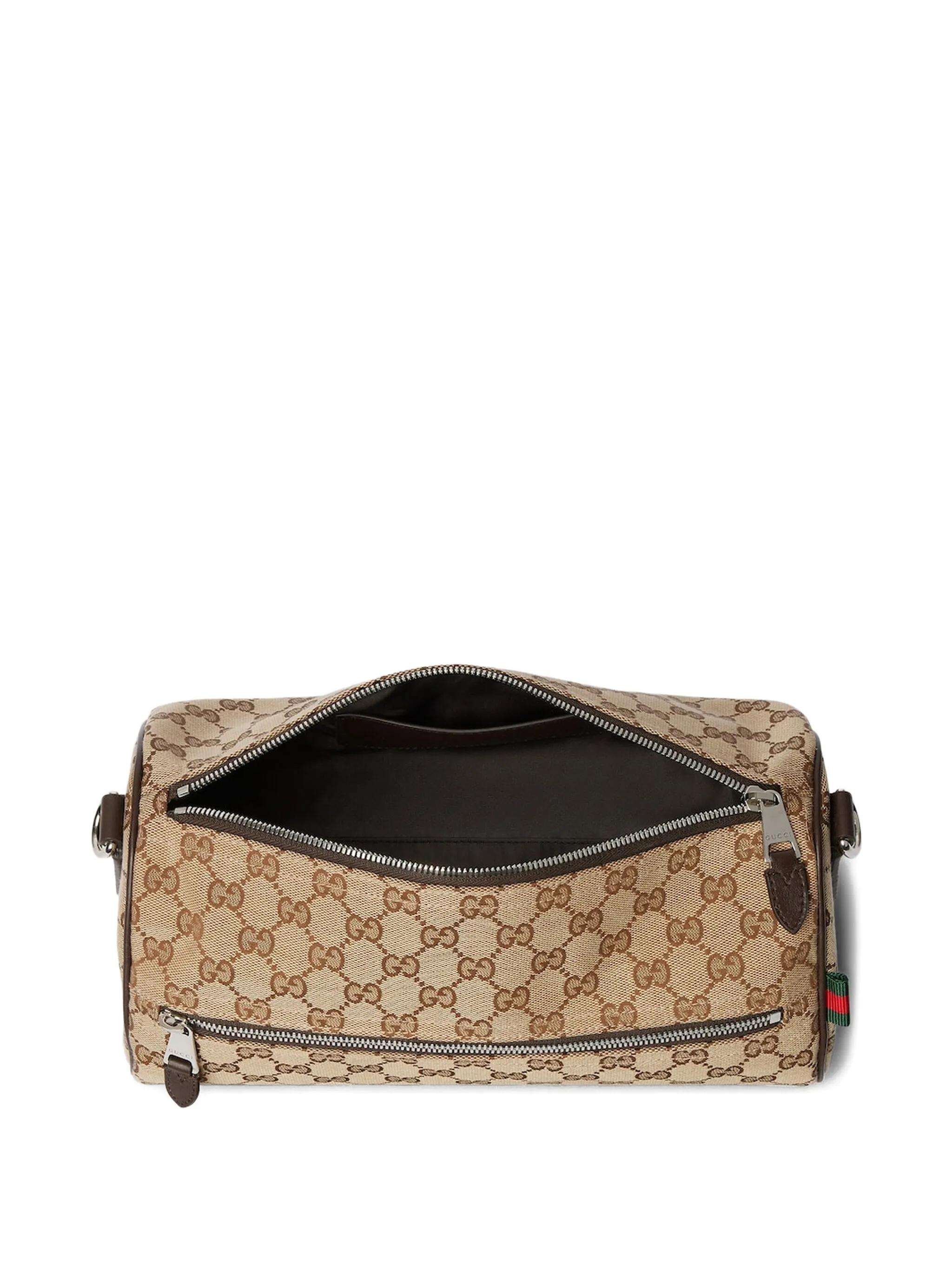 Сумка на плечо Gucci GG Supreme бежевая — фото 4