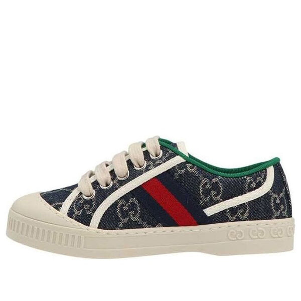 

Кроссовки tennis 1977 sneaker 'blue ivory gg denim' Gucci, синий