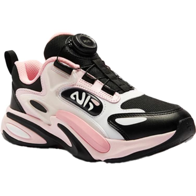 FILA KIDS Детские кроссовки BOA с защитой от ударов и износа, низкие, цвет черный, розовый, для подростков — фото 3