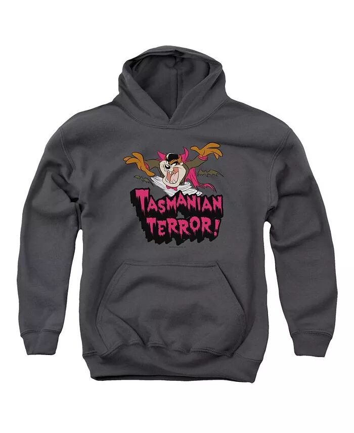 

Толстовка с капюшоном Taz Terror для мальчиков и девочек Looney Tunes, серый