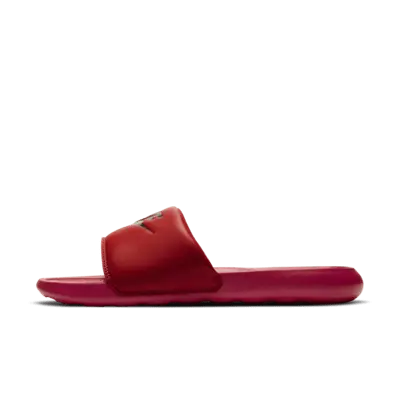 Шлепанцы Nike Victori One, цвет University Red/University Red/Black — фото 3