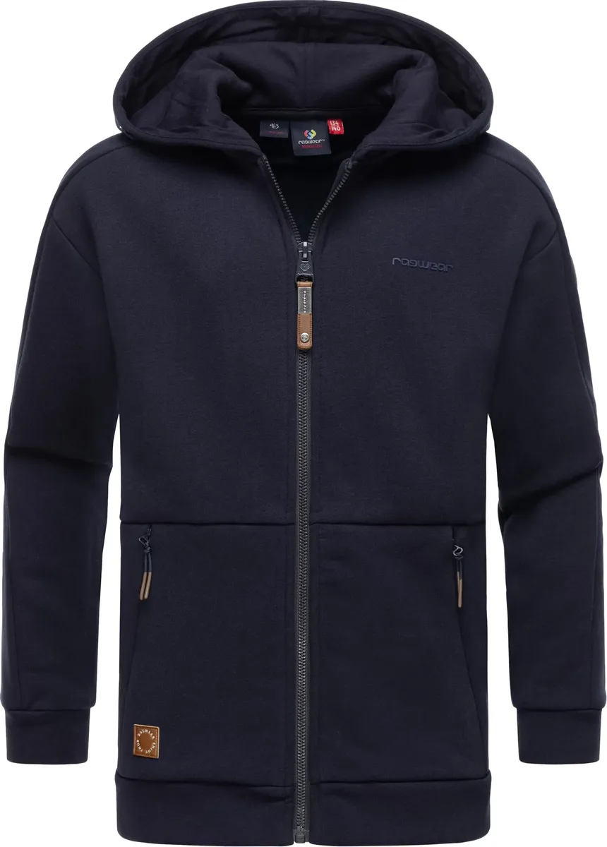 

Толстовка с капюшоном Ragwear "Juray Zip", модная детская толстовка для мальчиков с капюшоном, синий