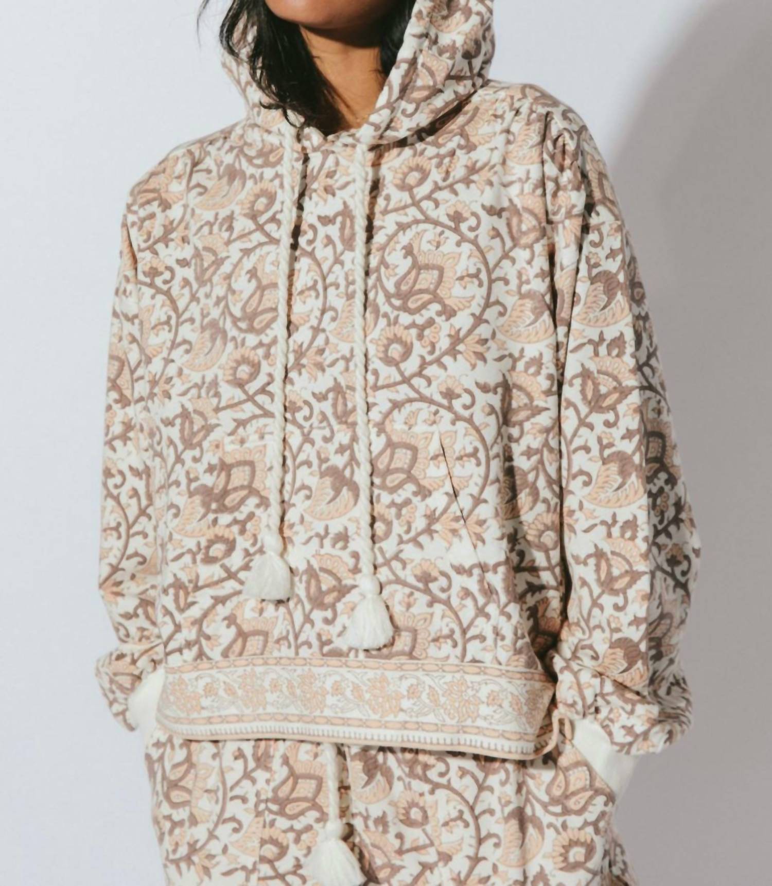 

Толстовка Jaidev в Греции с блочным принтом Cleobella, цвет greece block print
