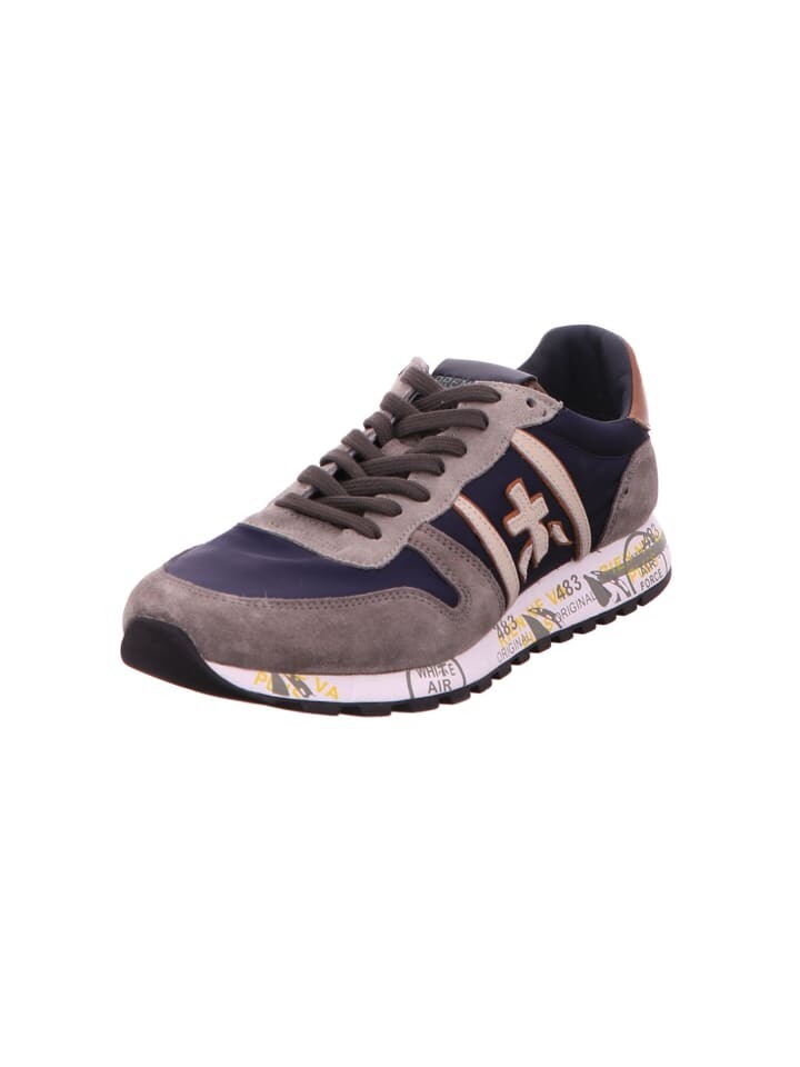 

Кроссовки на шнуровке Premiata Sneaker ERIC, цвет blu/gris