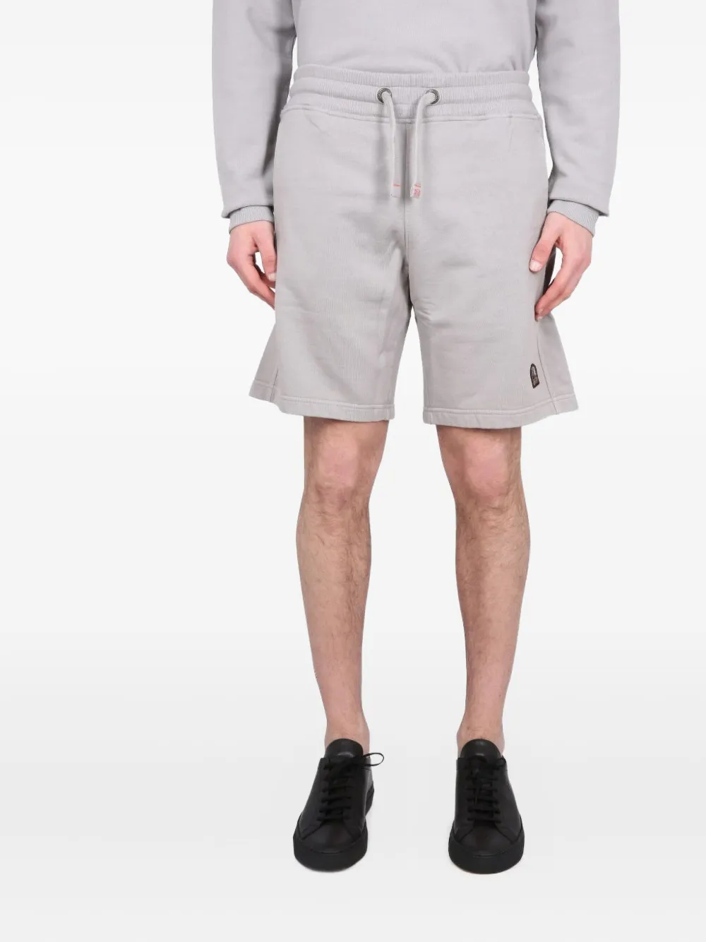 

Шорты с логотипом и шнурком Parajumpers, серый