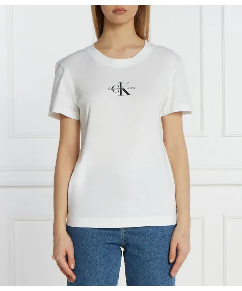 

Футболка Slim fit Calvin Klein Jeans, белый