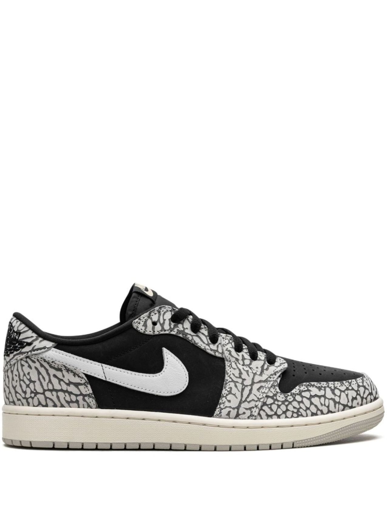 

Jordan кроссовки Air Jordan 1 Low Elephant Print, черный