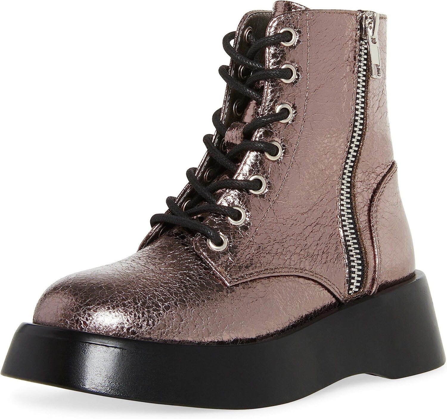 

Ботинки на шнуровке Figaro Steve Madden, цвет Pewter