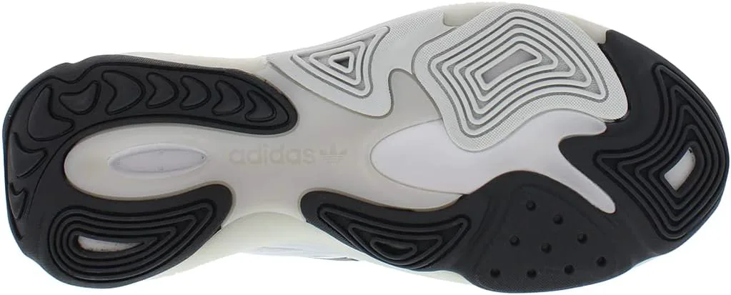 Мужские тренировочные кроссовки Adidas Ozrah - белые, серый/черный — фото 2