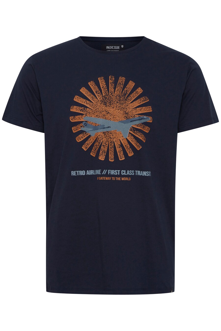 

Футболка INDICODE JEANS Ronny, Navy/Opal