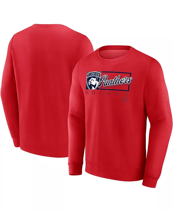 

Мужской красный флисовый свитшот Florida Panthers Focus Fanatics
