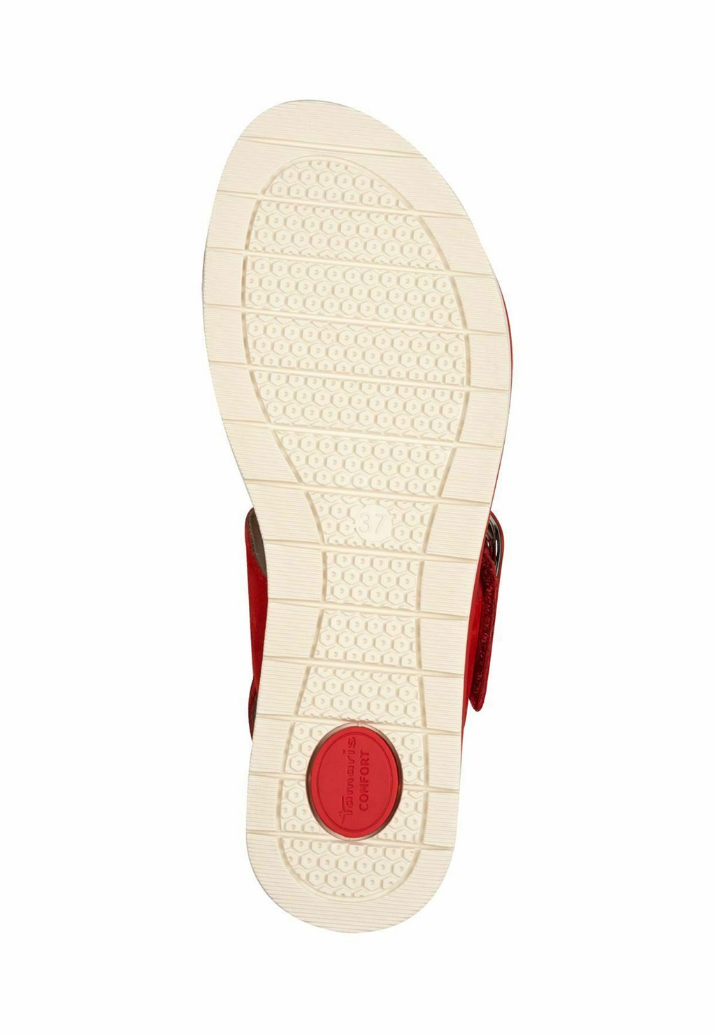 Босоножки на танкетке COMFORT - Platform sandals Tamaris, красный — фото 4