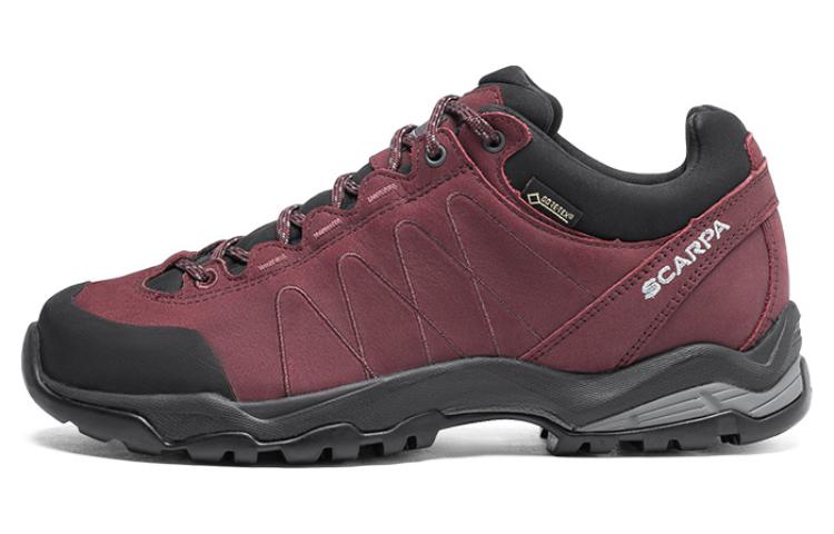 

SCARPA Морен Мулин противоскользящие износостойкие водоотталкивающие низкие уличные туфли женские красные бордово-красные, цвет Bordeaux Red