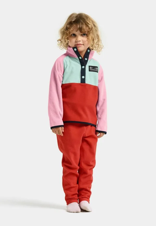 Полуфлисовый джемпер монте Didriksons, Light Heather Pink