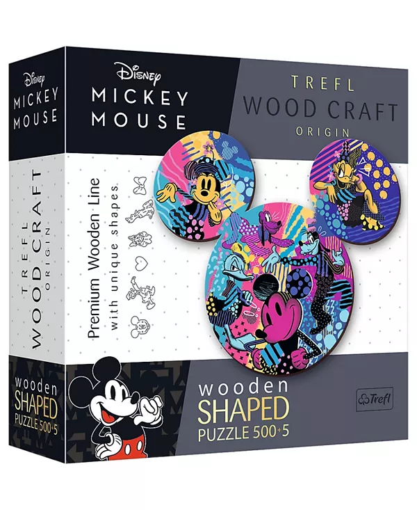 

Деревянный пазл Wood Craft 500 из 5 деталей - Микки Маус от Disney Trefl, multi-color