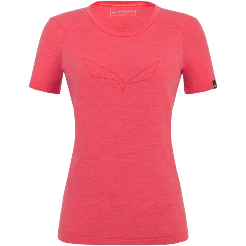 

Футболка pure eagle amr w smles tshirt. Salewa, красный