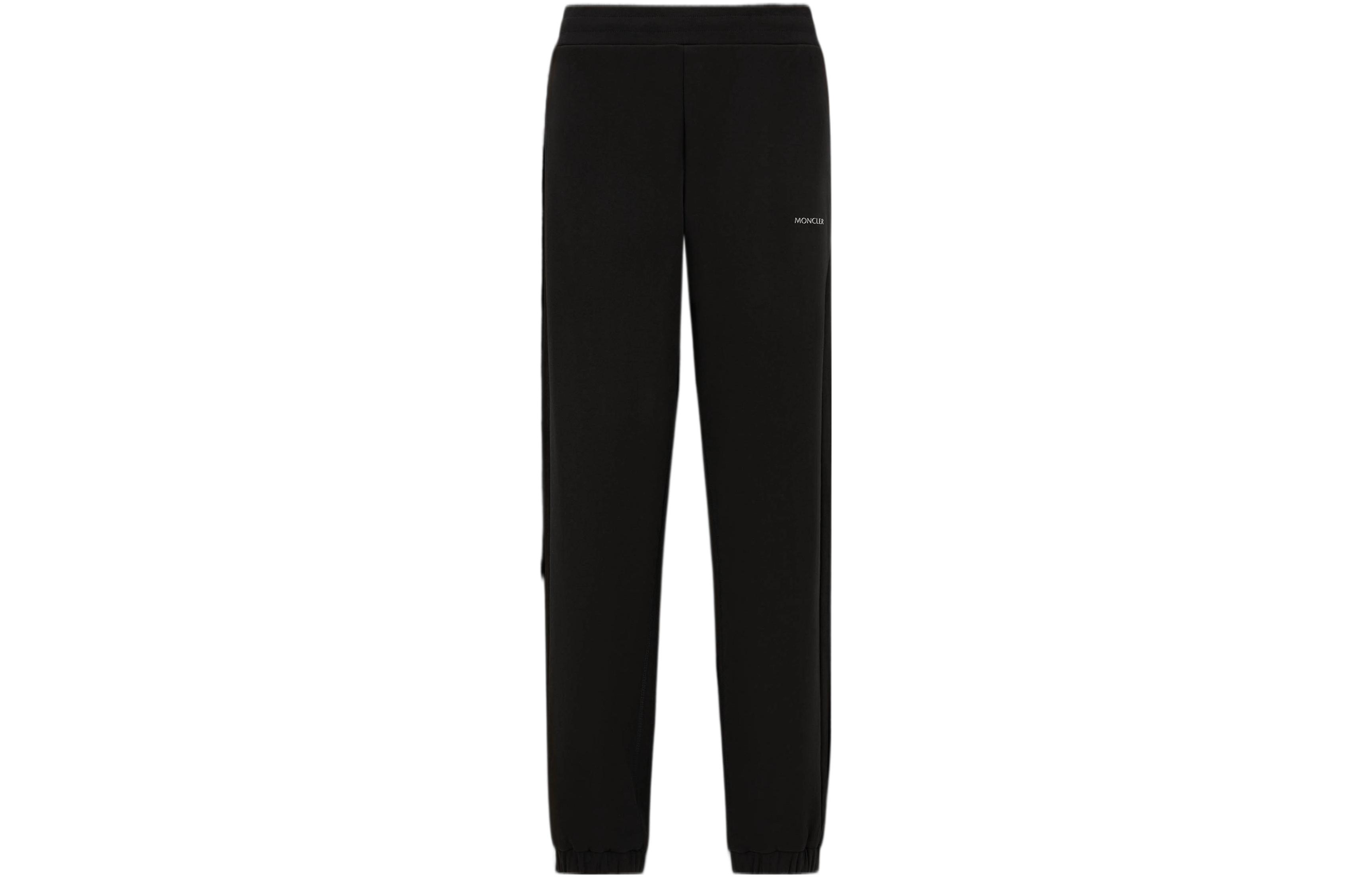 

FW22 Вязаные спортивные брюки мужские черные Moncler