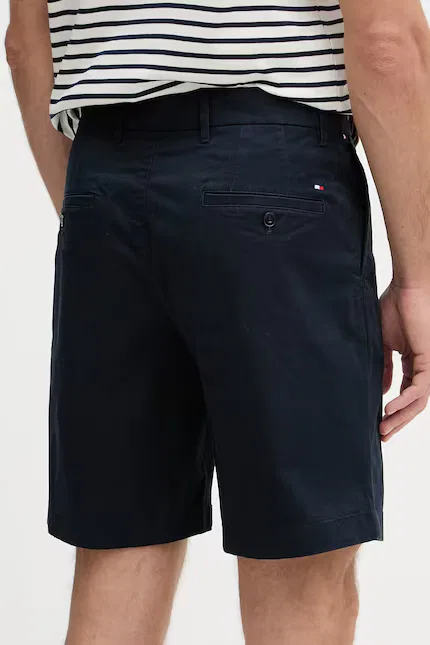 Шорты хлопковые с эластаном chino Tommy Hilfiger, синий — фото 3