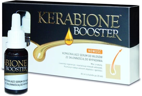 

Сыворотка для укрепления волос, 4 ампулы по 20 мл Kerabione Booster Oils, Valentis