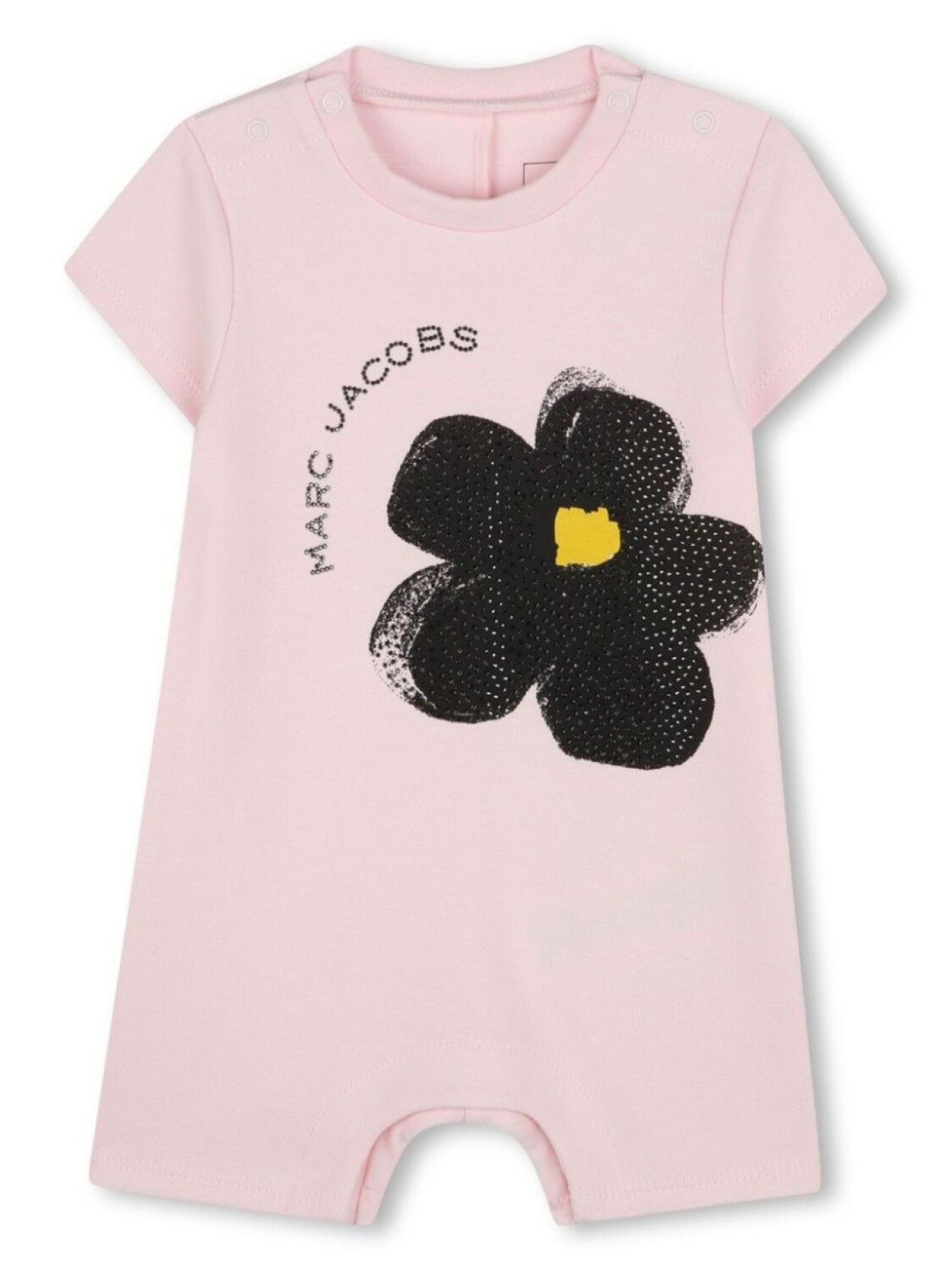 

Marc Jacobs Kids комбинезон с логотипом, розовый