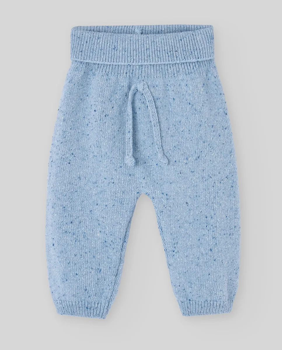 

Длинные вязаные детские брюки коллекции Deva PAZ Rodríguez, светло-голубой