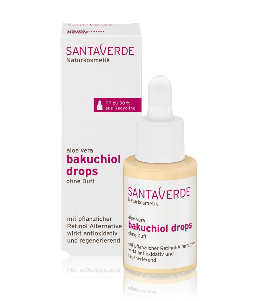 

Сыворотка для лица SANTAVERDE Bakuchiol Drops ohne Duft, 30 ml