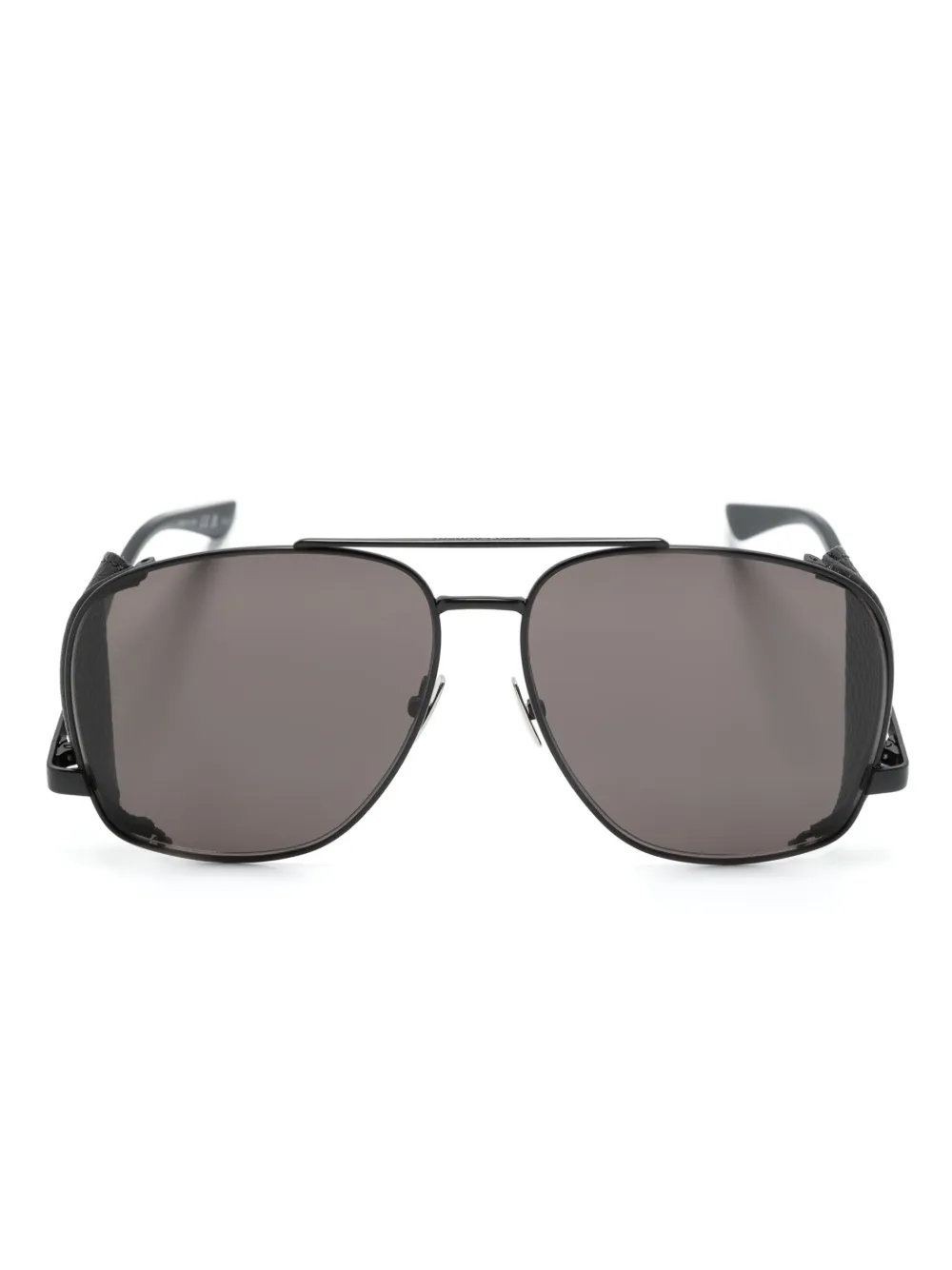 

Солнцезащитные очки-пилоты Leon Saint Laurent Eyewear, черный