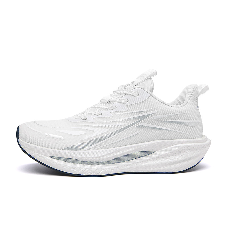 

Амортизация устойчивость к истиранию охват поддержка отскок низкие кроссовки для бега men's TCELLARS, серебряный белый