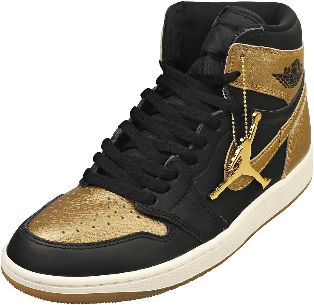 

Мужские кроссовки Nike Air Jordan 1 Retro High OG, черный/металлик золотой